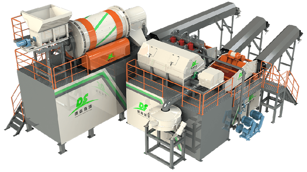 通溝余泥處理選擇DS移動(dòng)式還是撬裝式淋洗修復(fù)設(shè)備？