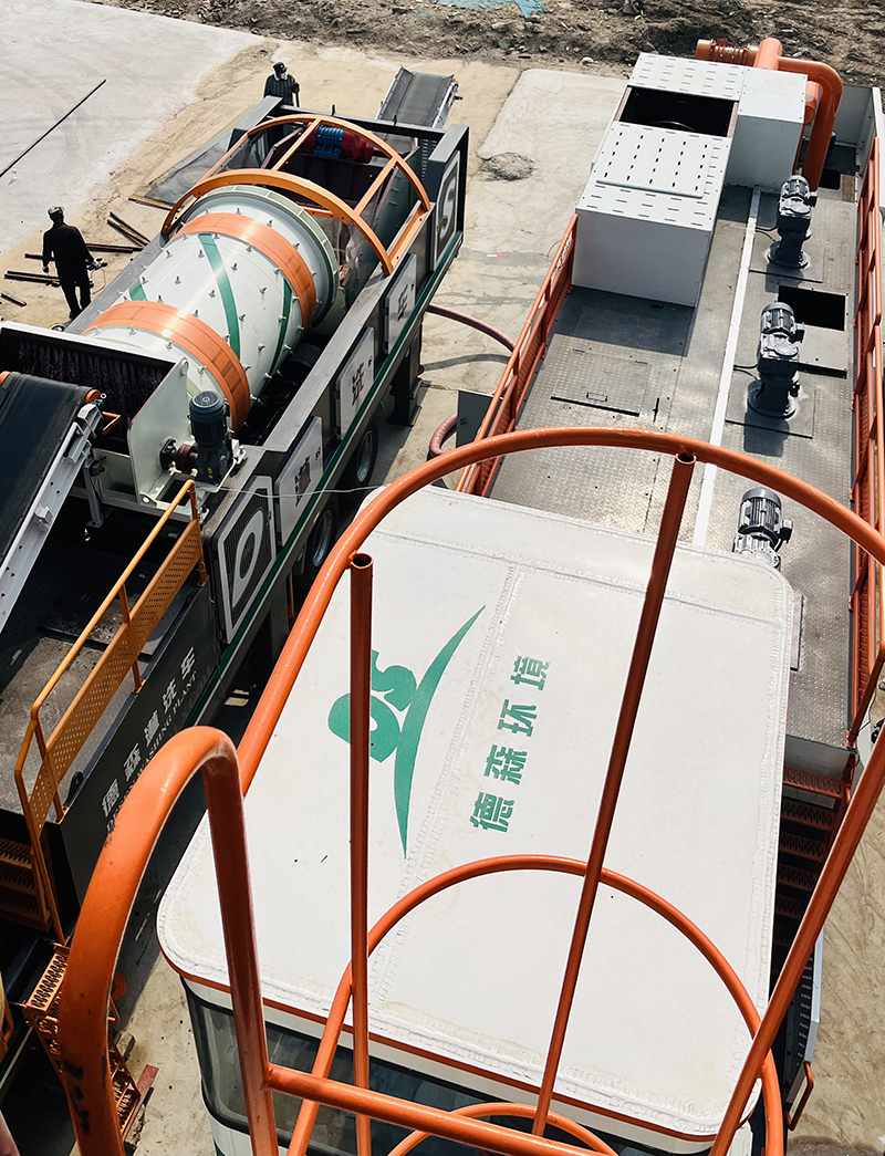 如何高效修復(fù)高濃度石油污染土壤？德森淋洗車可做參考！